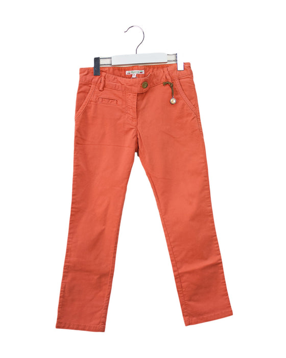 A Orange Casual Pants from Bonpoint in size 8Y for girl. (Front View)