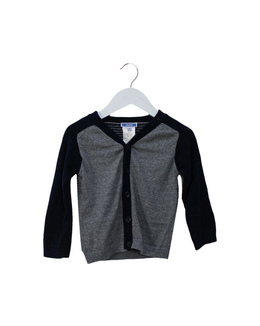 A Grey Cardigans from Jacadi in size 3T for boy. (Front View)