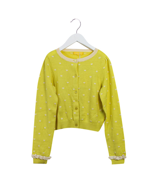 A Yellow Cardigans from Nicholas & Bears in size 10Y for girl. (Front View)