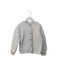 A White Cardigans from Petit Bateau in size 4T for neutral. (Front View)