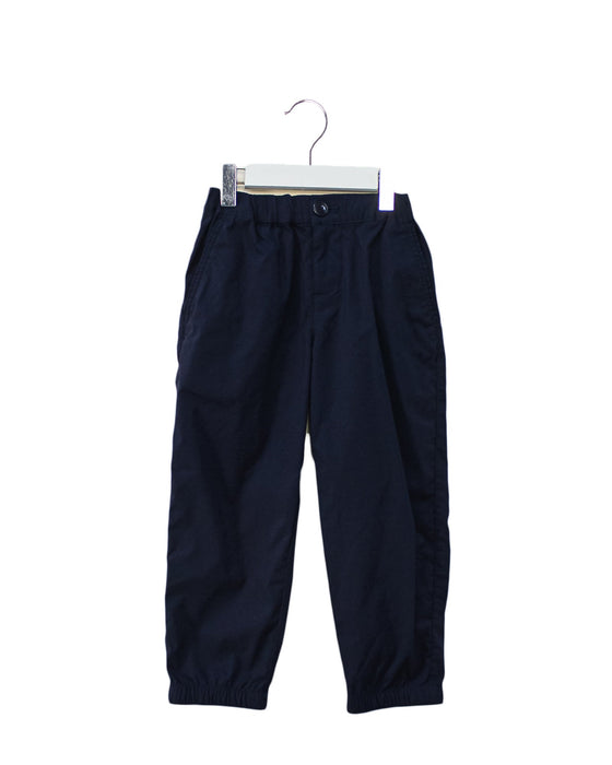 A Navy Casual Pants from Aigle in size 4T for boy. (Front View)