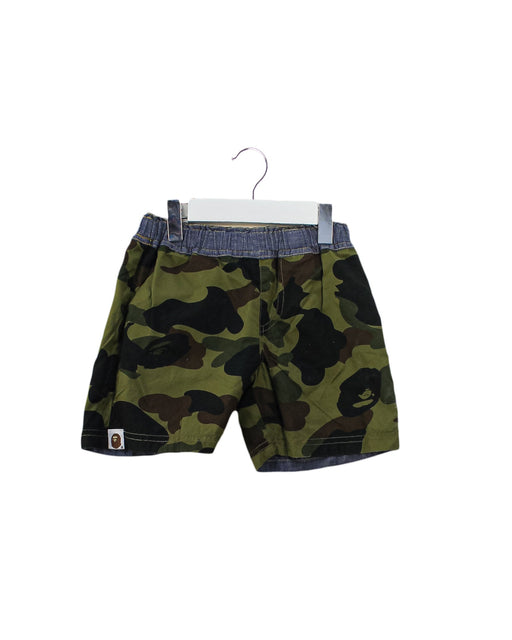 A Blue Shorts from BAPE KIDS in size 5T for boy. (Front View)