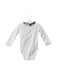 A White Long Sleeve Bodysuits from Jacadi in size 6-12M for boy. (Back View)