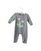 A Grey Long Sleeve Jumpsuits from CIGOGNE Bébé in size 3-6M for neutral. (Front View)
