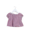 A Red Short Sleeve Tops from Armani in size 6-12M for girl. (Front View)