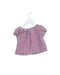 A Red Short Sleeve Tops from Armani in size 6-12M for girl. (Back View)