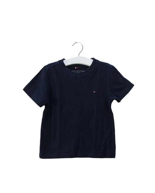 A Navy Short Sleeve T Shirts from Tommy Hilfiger in size 18-24M for boy. (Front View)