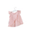 A Pink Short Sleeve Tops from Niny Mini in size 6-12M for girl. (Back View)