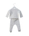 A White Pants Sets from Jacadi in size 3-6M for girl. (Back View)