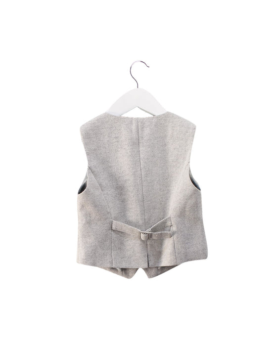 A Grey Dress Up Vests from Nicholas & Bears in size 3T for boy. (Back View)