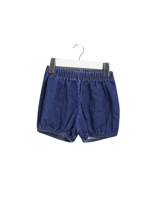 A Navy Shorts Sets from Nununu in size 4T for girl. (Back View)