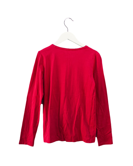 A Pink Long Sleeve Tops from Guess in size 12Y for girl. (Back View)