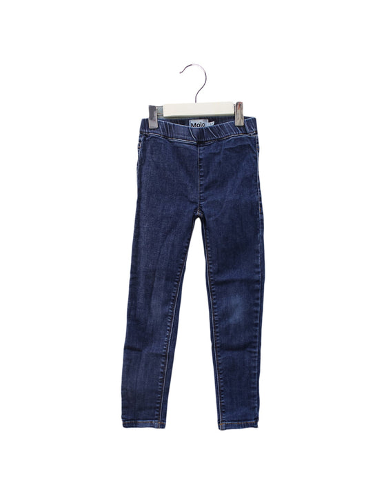 A Blue Jeans from Molo in size 5T for girl. (Front View)