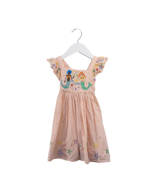 A Pink Sleeveless Dresses from Stella McCartney in size 6-12M for girl. (Front View)