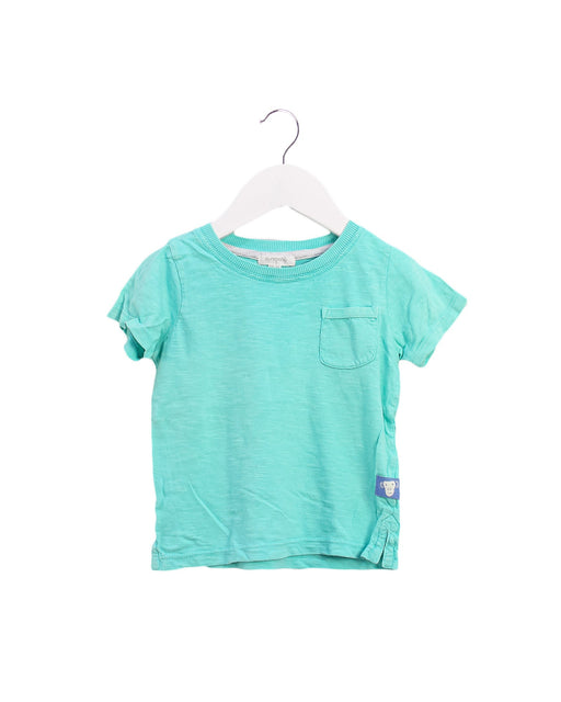 A Teal Short Sleeve T Shirts from Purebaby in size 12-18M for boy. (Front View)