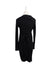 A Black Long Sleeve Dresses from Seraphine in size L for maternity. (Back View)