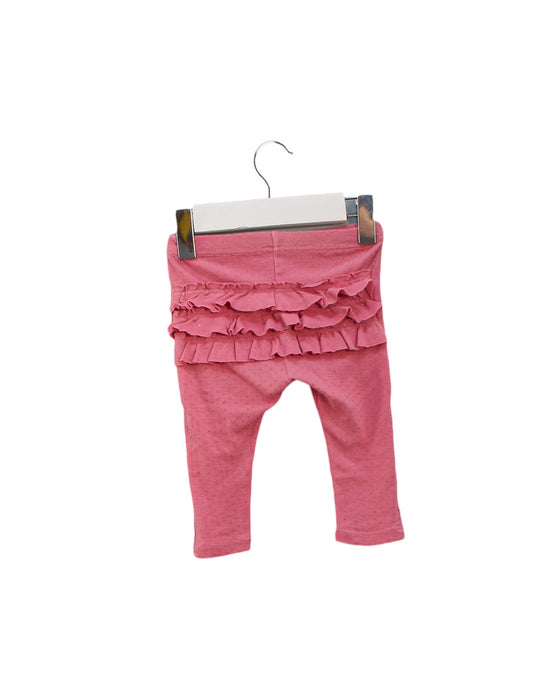 A Pink Leggings from Petit Bateau in size 3-6M for girl. (Back View)