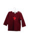 A Burgundy Long Sleeve Tops from Agnes b. in size 2T for girl. (Front View)