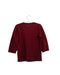 A Burgundy Long Sleeve Tops from Agnes b. in size 2T for girl. (Back View)