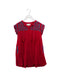 A Red Short Sleeve Dresses from Louis Louise in size 4T for girl. (Front View)