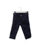 A Navy Casual Pants from Petit Bateau in size 6-12M for boy. (Front View)