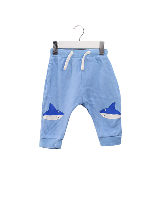 A Blue Sweatpants from Seed in size 3-6M for boy. (Front View)