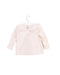 A Pink Long Sleeve Tops from Petit Bateau in size 6-12M for girl. (Back View)