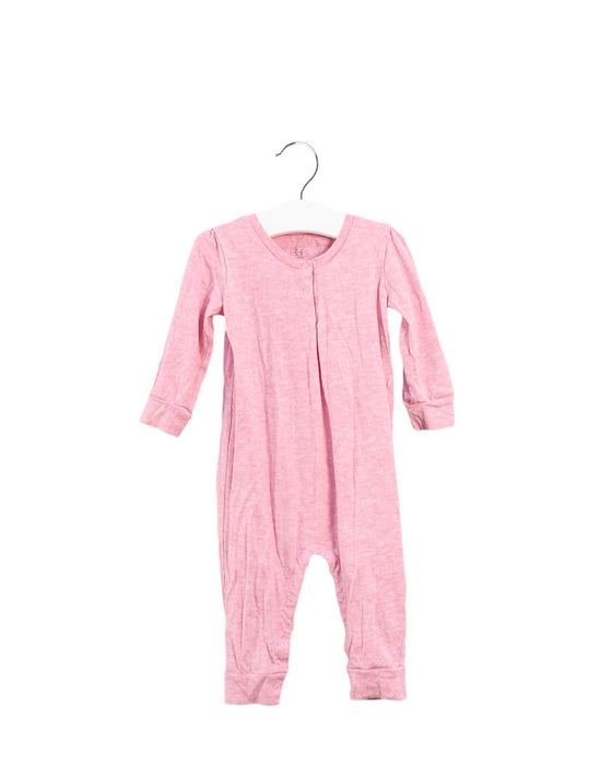 A Pink Long Sleeve Jumpsuits from Egg by Susan Lazar in size 6-12M for girl. (Front View)