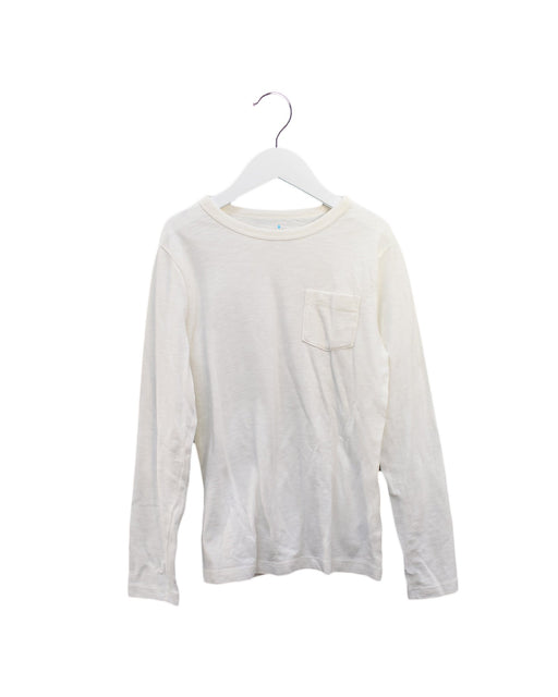 A Ivory Long Sleeve Tops from Crewcuts in size 10Y for boy. (Front View)
