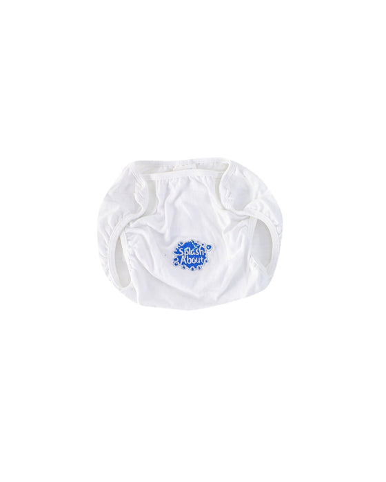 A White Cloth Diapers from Splash About in size O/S for boy. (Front View)