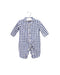 A Navy Long Sleeve Jumpsuits from The Little White Company in size 0-3M for boy. (Front View)