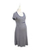 A Navy Short Sleeve Dresses from Seraphine in size S for maternity. (Front View)