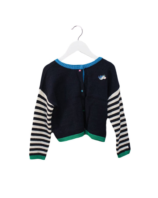 A Navy Cardigans from Catimini in size 3T for girl. (Front View)