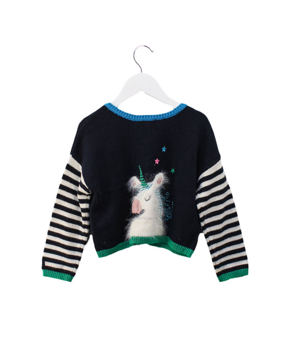 A Navy Cardigans from Catimini in size 3T for girl. (Back View)