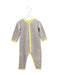 A Grey Onesies from Petit Bateau in size 18-24M for neutral. (Front View)