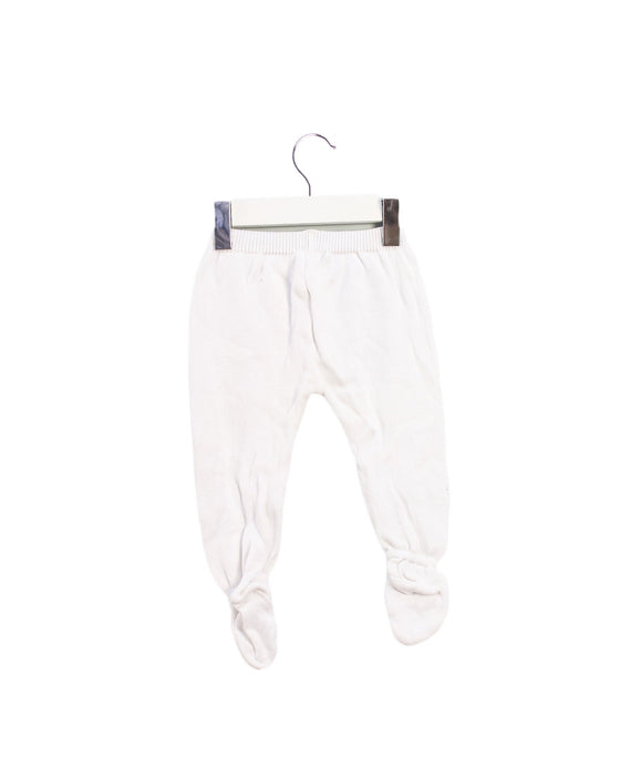 A White Sweatpants from Neck & Neck in size 6-12M for neutral. (Back View)