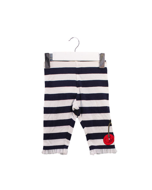 A Navy Leggings from Monnalisa in size 3-6M for girl. (Front View)