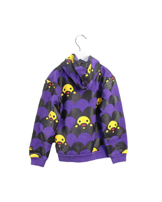 A Purple Zippered Sweatshirts from Sugarman in size 3T for neutral. (Back View)