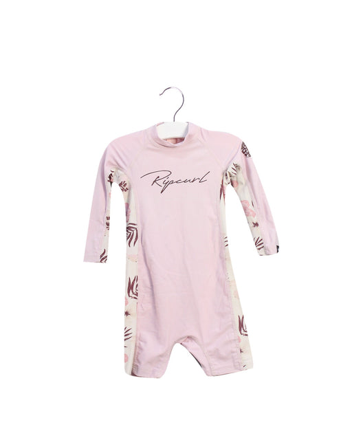 A Pink Rash Guards from Rip Curl in size 2T for girl. (Front View)