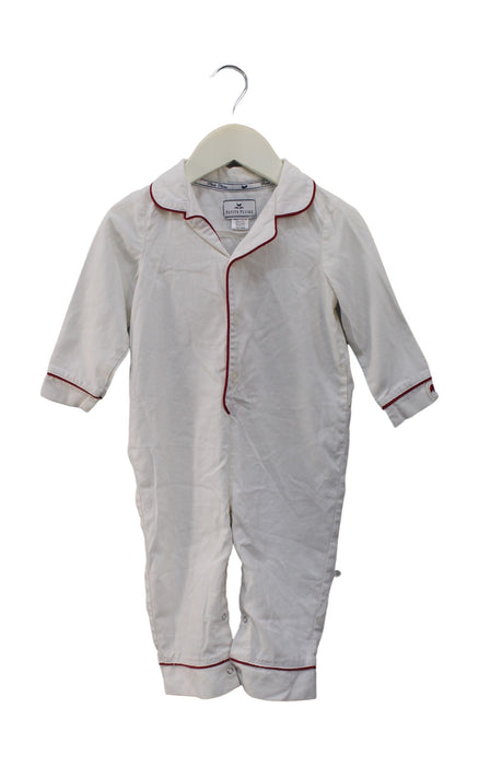 A White Long Sleeve Jumpsuits from Petite Plume in size 12-18M for girl. (Front View)