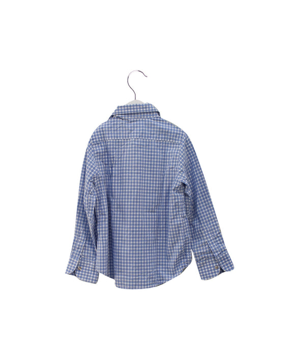 A Blue Shirts from Nanos in size 4T for boy. (Back View)