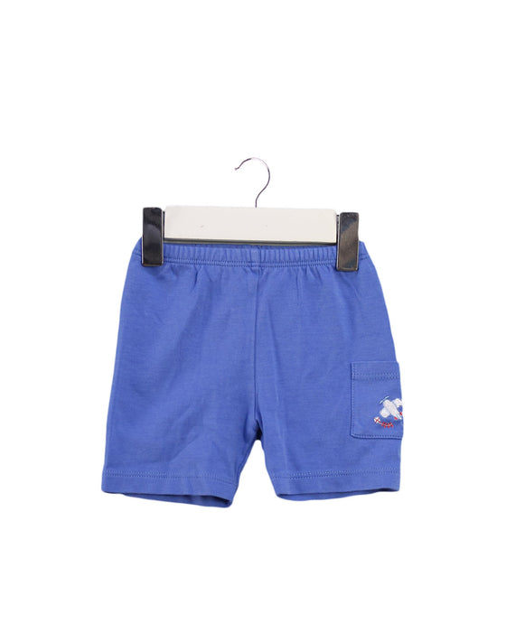 A Blue Shorts from Kissy Kissy in size 0-3M for boy. (Front View)