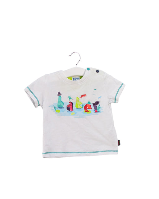 A Green Short Sleeve T Shirts from Baker by Ted Baker in size 3-6M for boy. (Front View)