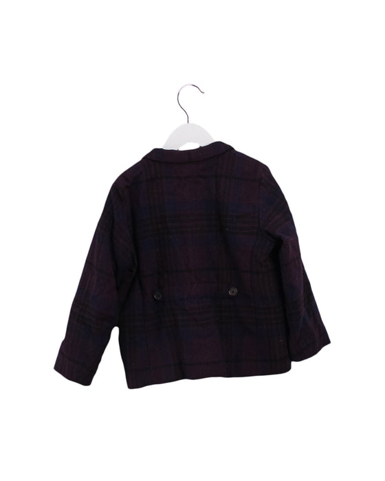 A Burgundy Blazers from Bonpoint in size 8Y for girl. (Back View)
