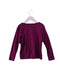 A Purple Long Sleeve Tops from Rykiel Enfant in size 4T for girl. (Back View)