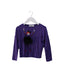 A Purple Long Sleeve Tops from Rykiel Enfant in size 4T for girl. (Front View)