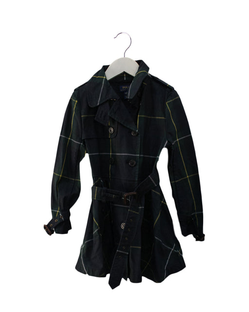 A Navy Coats from Polo Ralph Lauren in size 6T for girl. (Front View)