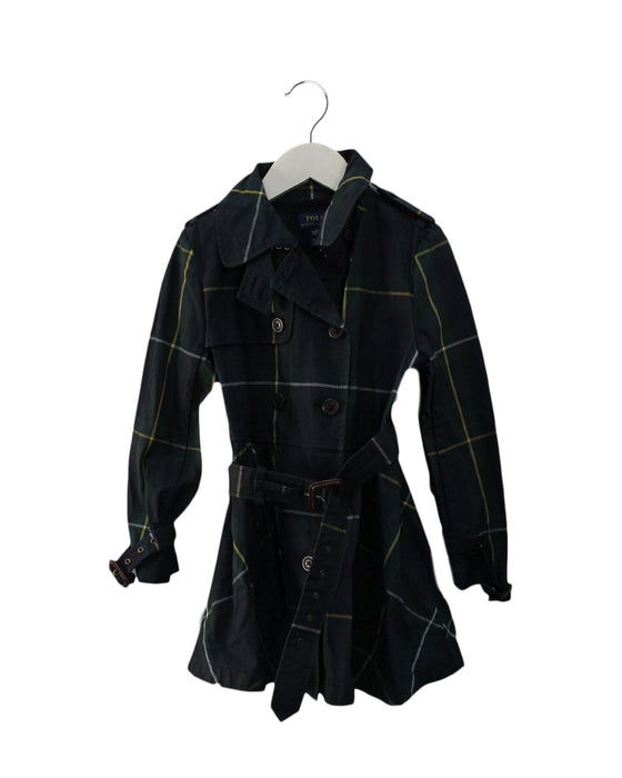 A Navy Coats from Polo Ralph Lauren in size 6T for girl. (Front View)