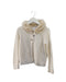 A White Cardigans from Jacadi in size 4T for girl. (Front View)