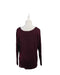 A Purple Long Sleeve Tops from Seraphine in size S for maternity. (Back View)